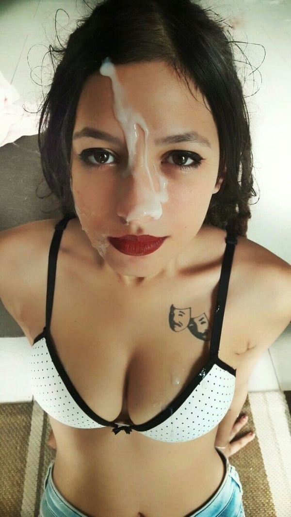 Picture by glambabes-pics saying 'red lipstick white cum'