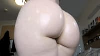 Picture showing Fat oiled up pale ass