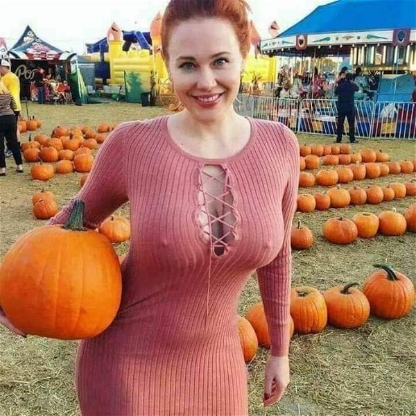 Picture by glambabes-pics saying 'Big tits redhead Halloween'