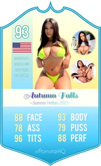 PornstarHQ Summer Hotties 2023 Card Series Autumn Falls