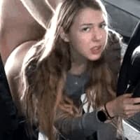 Picture showing Hot teen babe fucked in car