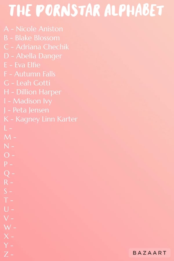 Picture by BetterTransformation showing 'The Pornstar Alphabet - Letter K Results! 🥇 Kagney Linn Karter 🥈Mia Khalifa 🥉 Kayden Kross' number 4