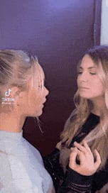 Picture by glambabes-gifs saying 'Against the wall'