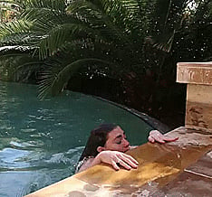 Picture by glambabes-gifs saying 'Nice tits swimming 2'