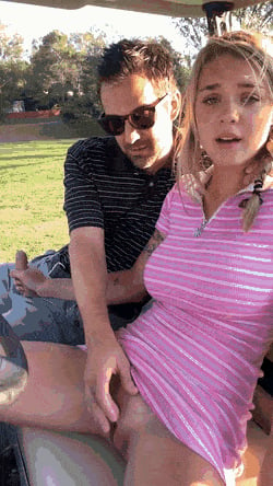 Picture by glambabes-gifs saying 'On the golf course'