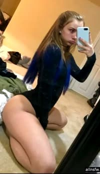 ☆ Sexy blonde teenager has a body built to breed