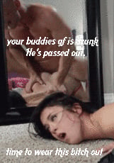 Picture by glambabes-gifs saying 'Fucking this chick till she blacks out'
