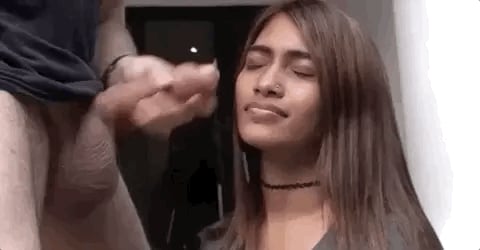 Picture by glambabes-gifs saying 'Cute Indian Getting Messy Facial'