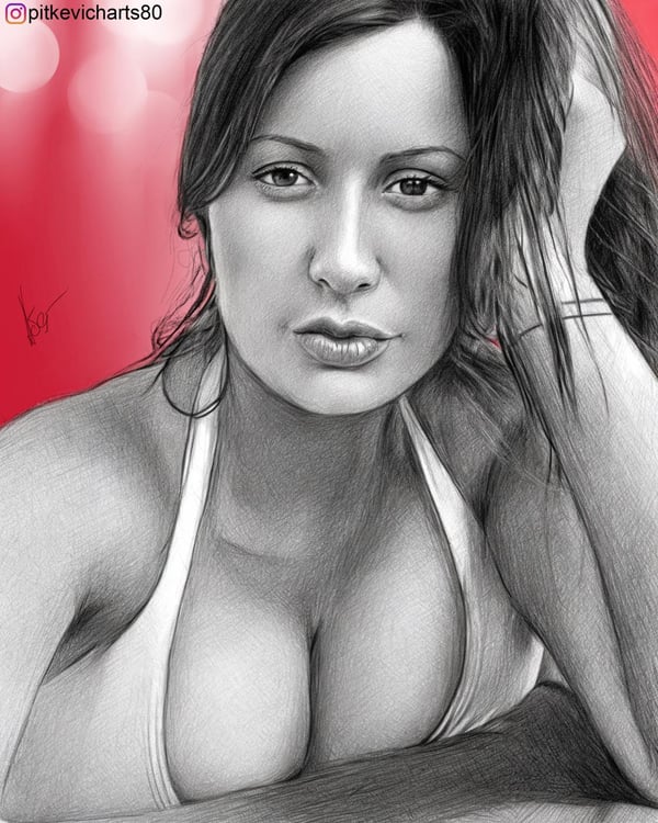 Picture by pit80 saying 'Fan Art For AV Model Sensual Jane Fixed Ver., By Me'